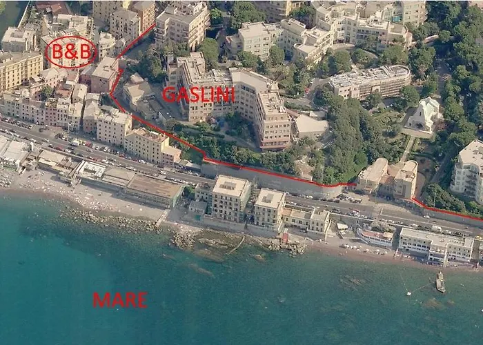 Couette-café Gaslini & Mare Gênes